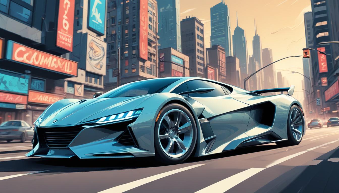 Комикс-стиль в автодизайне