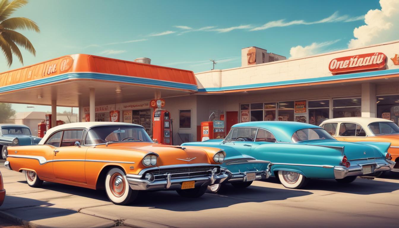 Ретро-стиль аэрографии