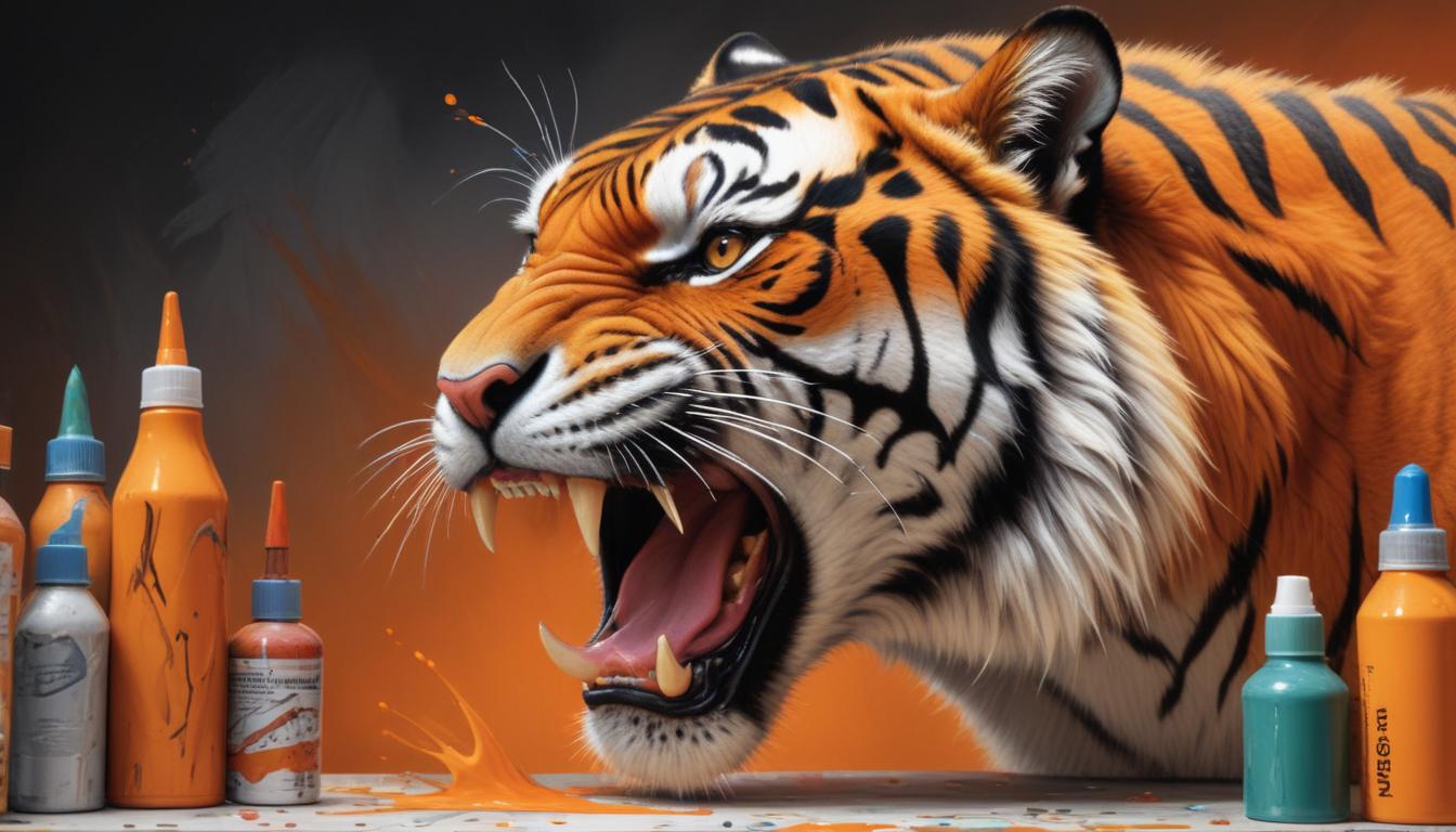 Аэрография с хищными животными