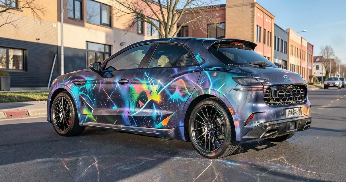 Брендирование автомобилей аэрографией